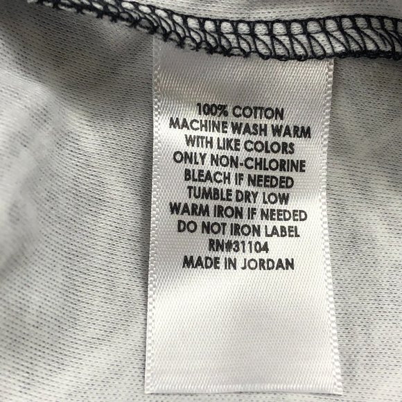 Kim Rogers Perfectly Soft Cotton Black & White Argyle Print Mock Neck Top - Picture 8 of 10